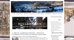 Desktop Screenshot of burg-gamburg.de